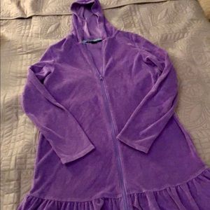 Lands End Purple Pullover